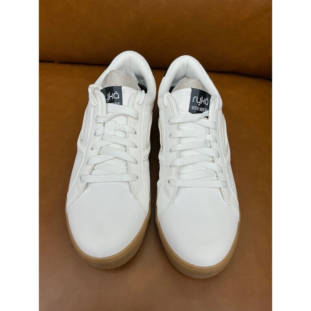 Ryka Viv Next Sneaker Womens 9W White New Gum Sole Low Top Lace Up Z1272 - Picture 3 of 8